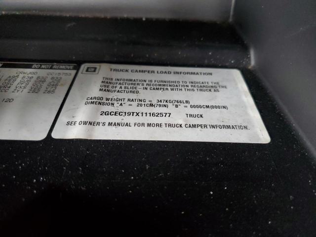 Photo 10 from auction – 2001 CHEVROLET SILVERADO with VIN 2GCEC19TX11162577