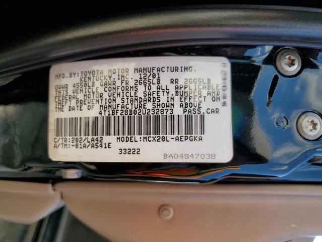 Photo 10 from auction – 2002 TOYOTA AVALON XL with VIN 4T1BF28B02U232873