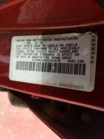 Photo 10 from auction – 2003 PONTIAC VIBE with VIN 5Y2SM62843Z455579