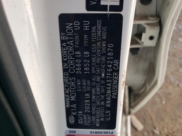 Photo 10 from auction – 2015 KIA RIO LX with VIN KNADM4A37F6421870