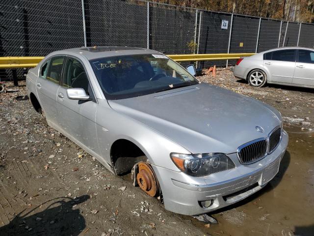 BMW 750I 2007 with VIN WBAHL83577DT08489 - Photo from auction