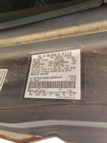 Photo 10 from auction – 1990 FORD F150 with VIN 1FTEX14N5LKB08605