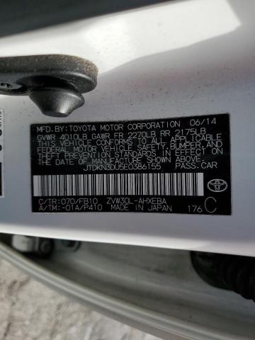 Photo 10 from auction – 2014 TOYOTA PRIUS with VIN JTDKN3DU5E0386155