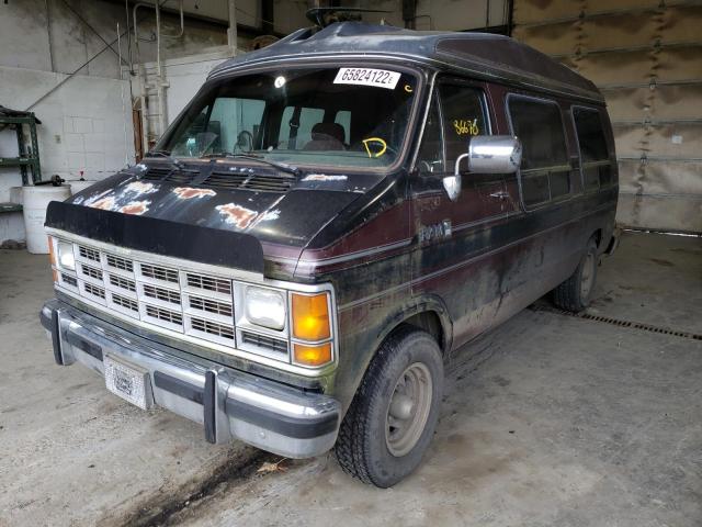Photo 2 from auction – 1989 DODGE RAM VAN B2 with VIN 2B6HB21Y3KK383645