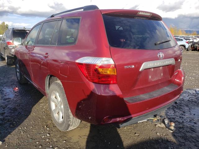 Photo 3 from auction – 2008 TOYOTA HIGHLANDER with VIN JTEES41A982008687