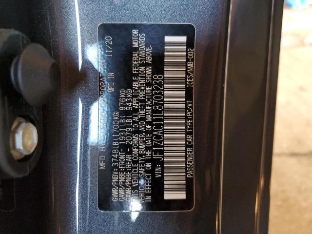 Photo 10 from auction – 2020 SUBARU BRZ LIMITE with VIN JF1ZCAC11L8703238