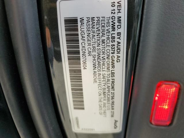 Photo 10 from auction – 2013 AUDI A6 PRESTIG with VIN WAUJGAFCXDN070604