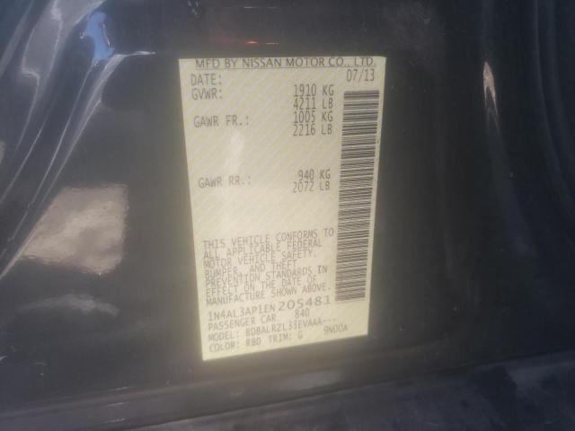 Photo 10 from auction – 2014 NISSAN ALTIMA 2.5 with VIN 1N4AL3AP1EN205481