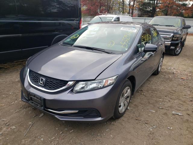 Photo 2 from auction – 2015 HONDA CIVIC LX with VIN 19XFB2F58FE236110