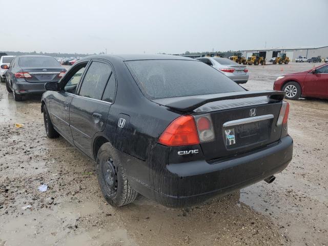 Photo 3 from auction – 2001 HONDA CIVIC LX with VIN 2HGES16571H609917