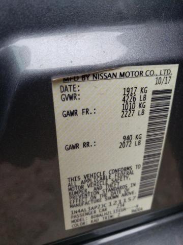 Photo 10 from auction – 2018 NISSAN ALTIMA 2.5 with VIN 1N4AL3AP2JC121157