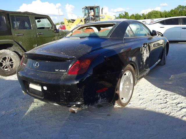 Photo 4 from auction – 2002 LEXUS SC 430 with VIN JTHFN48Y520030545