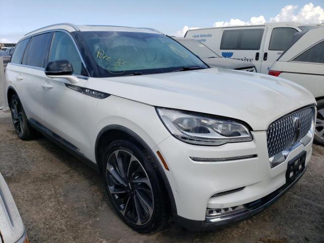 LINCOLN AVIATOR RE 2020 with VIN 5LM5J7XC0LGL09600 - Photo from auction