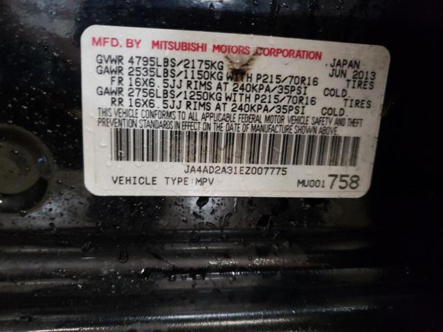 Photo 10 from auction – 2014 MITSUBISHI OUTLANDER with VIN JA4AD2A31EZ007775