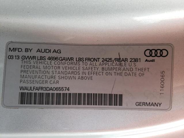 Photo 10 from auction – 2013 AUDI A5 PREMIUM with VIN WAULFAFR3DA065574