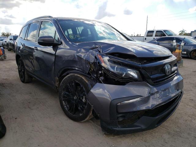 HONDA PILOT SE 2022 with VIN 5FNYF5H22NB022532 - Photo from auction