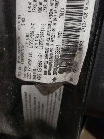 Photo 10 from auction – 2004 DODGE RAM 3500 S with VIN 3D3MU48C04G132051