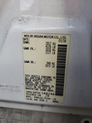 Photo 10 from auction – 2016 NISSAN ALTIMA 2.5 with VIN 1N4AL3AP5GC188246