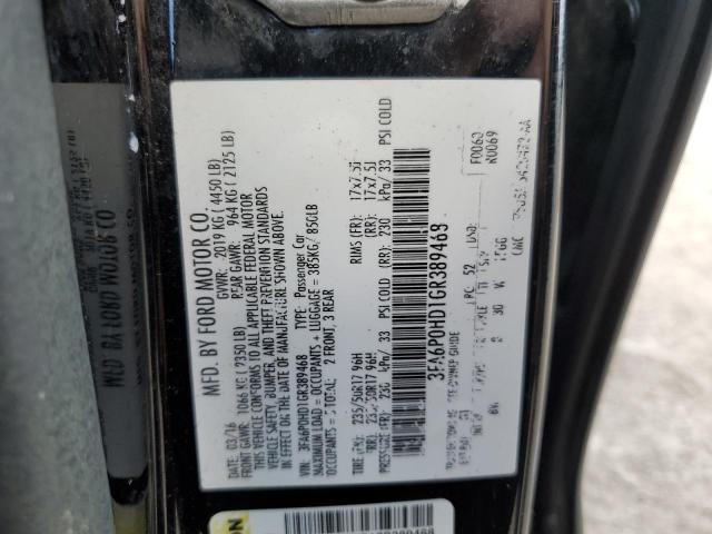 Photo 10 from auction – 2016 FORD FUSION SE with VIN 3FA6P0HD1GR389468