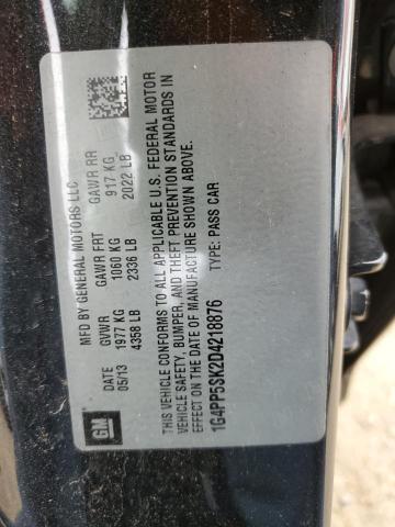 Photo 10 from auction – 2013 BUICK VERANO with VIN 1G4PP5SK2D4218876