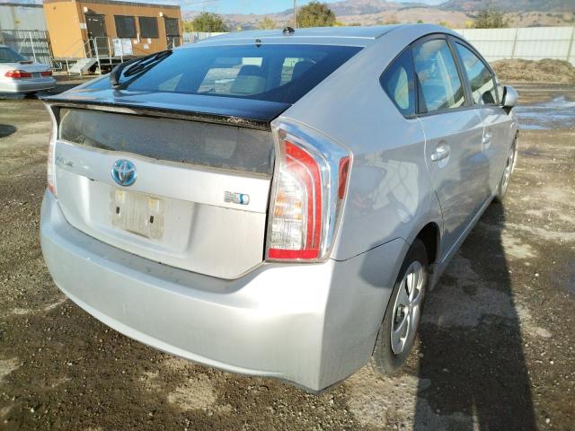 Photo 4 from auction – 2015 TOYOTA PRIUS with VIN JTDKN3DU0F0431486