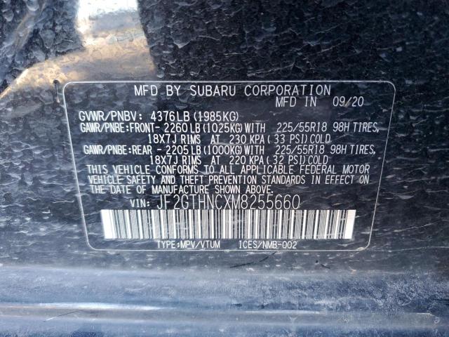 Photo 10 from auction – 2021 SUBARU CROSSTREK with VIN JF2GTHNCXM8255660