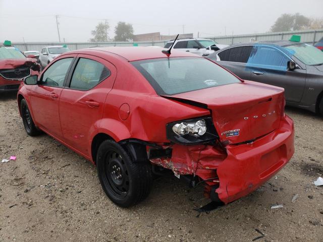 Photo 3 from auction – 2014 DODGE AVENGER SE with VIN 1C3CDZAB1EN196745