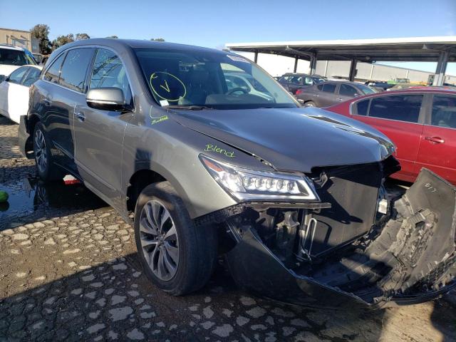 ACURA MDX TECHNO 2016 with VIN 5FRYD4H44GB055390 - Photo from auction