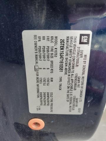 Photo 10 from auction – 2007 GMC NEW SIERRA with VIN 2GTEK19J471610581