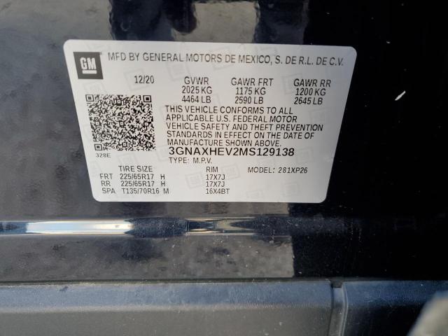 Photo 10 from auction – 2021 CHEVROLET EQUINOX LS with VIN 3GNAXHEV2MS129138