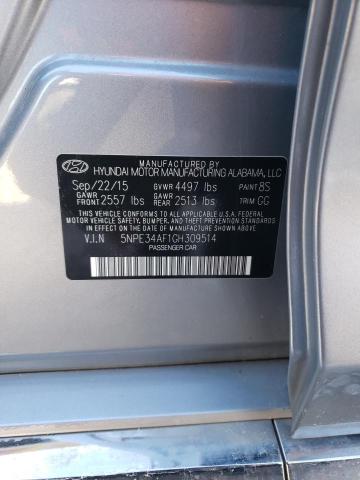 Photo 10 from auction – 2016 HYUNDAI SONATA SPO with VIN 5NPE34AF1GH309514