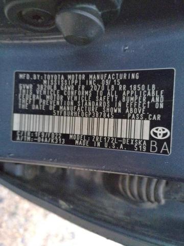 Photo 10 from auction – 2016 TOYOTA COROLLA L with VIN 5YFBURHE0GP387845