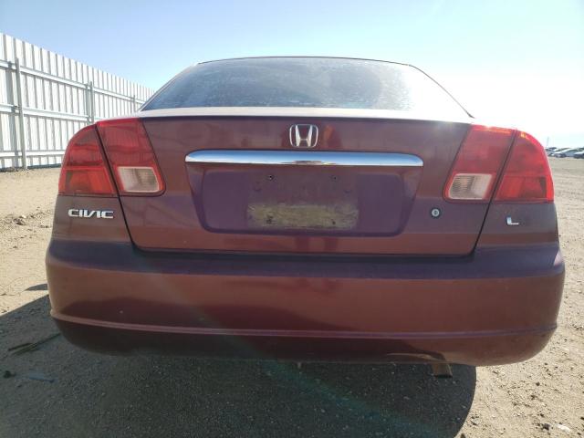 Photo 6 from auction – 2002 HONDA CIVIC LX with VIN 2HGES16652H503721