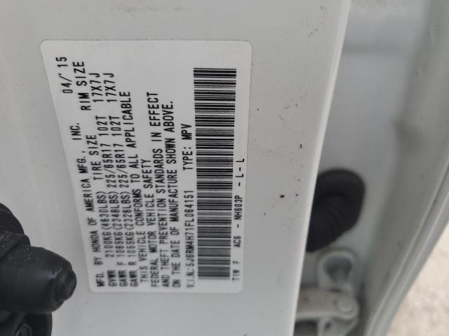 Photo 10 from auction – 2015 HONDA CR-V EXL with VIN 5J6RM4H71FL064151