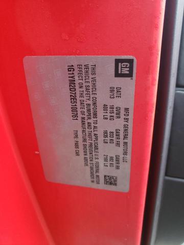 Photo 10 from auction – 2014 CHEVROLET CORVETTE S with VIN 1G1YM2D72E5100761