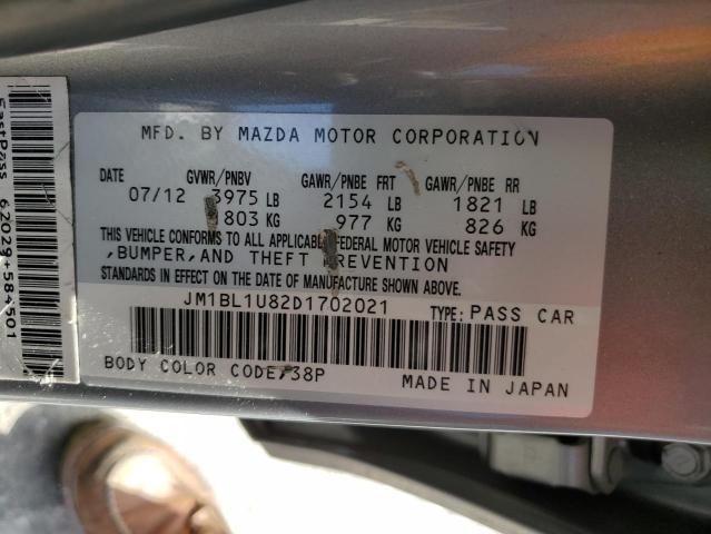 Photo 10 from auction – 2013 MAZDA 3 I with VIN JM1BL1U82D1702021