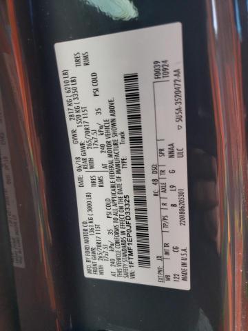 Photo 10 from auction – 2018 FORD F150 with VIN 1FTMF1EP0JFD33325