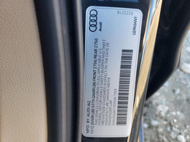 Photo 10 from auction – 2013 AUDI A6 PREMIUM with VIN WAUGGAFC5DN067393