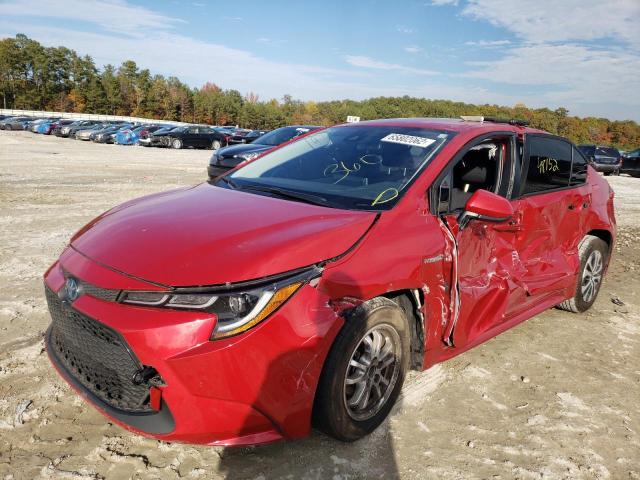 Photo 2 from auction – 2021 TOYOTA COROLLA LE with VIN JTDEAMDE3MJ001367