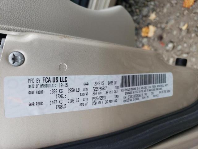 Photo 10 from auction – 2016 CHRYSLER TOWN & COU with VIN 2C4RC1BG9GR186118