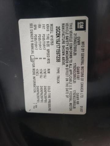 Photo 10 from auction – 2007 CHEVROLET SILV1500 4 with VIN 2GCEK19J171597238