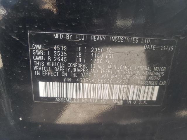 Photo 10 from auction – 2016 SUBARU LEGACY 2.5 with VIN 4S3BNAD66G3023838