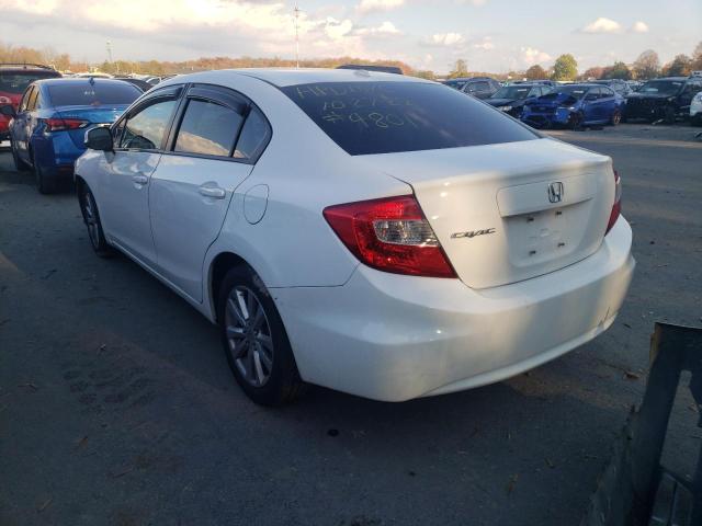 Photo 3 from auction – 2012 HONDA CIVIC with VIN 2HGFB2F85CH539194