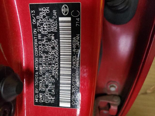 Photo 10 from auction – 2013 TOYOTA PRIUS with VIN JTDKN3DUXD5658295