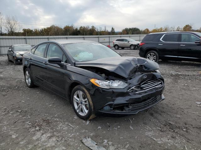 FORD FUSION SE 2018 with VIN 3FA6P0HD8JR130385 - Photo from auction