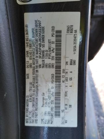 Photo 10 from auction – 2013 FORD FIESTA SE with VIN 3FADP4BJ8DM222997