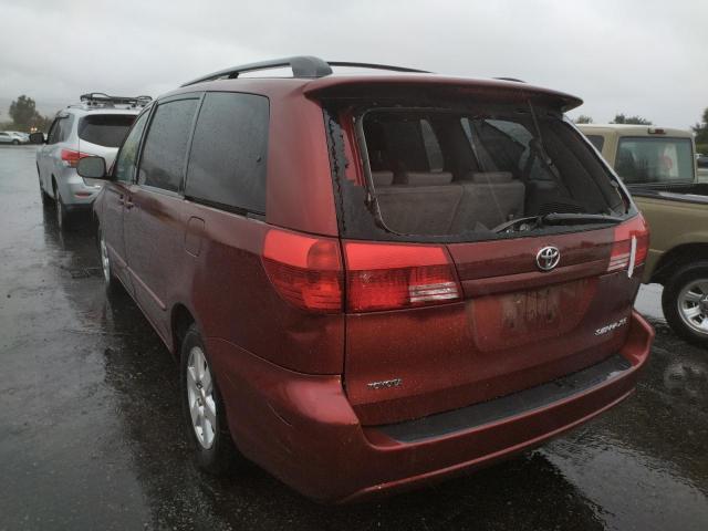 Photo 3 from auction – 2004 TOYOTA SIENNA XLE with VIN 5TDZA22C84S133597