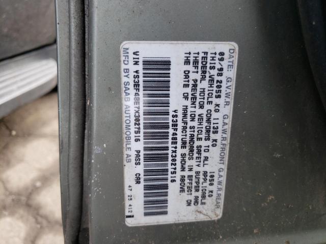Photo 10 from auction – 1999 SAAB 9-5 SE with VIN YS3EF48E7X3027516
