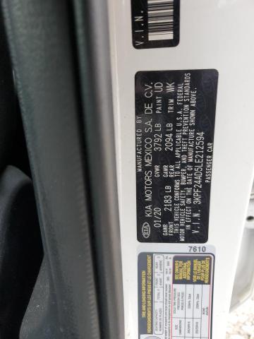 Photo 10 from auction – 2020 KIA FORTE FE with VIN 3KPF24AD5LE212594