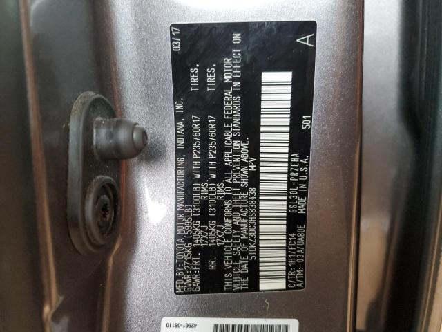 Photo 10 from auction – 2017 TOYOTA SIENNA LE with VIN 5TDKZ3DC3HS838438
